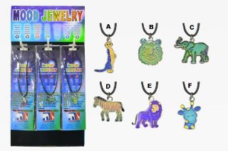 Obrázek z Řetízek nálady zoo, kov, 6dr (36) 